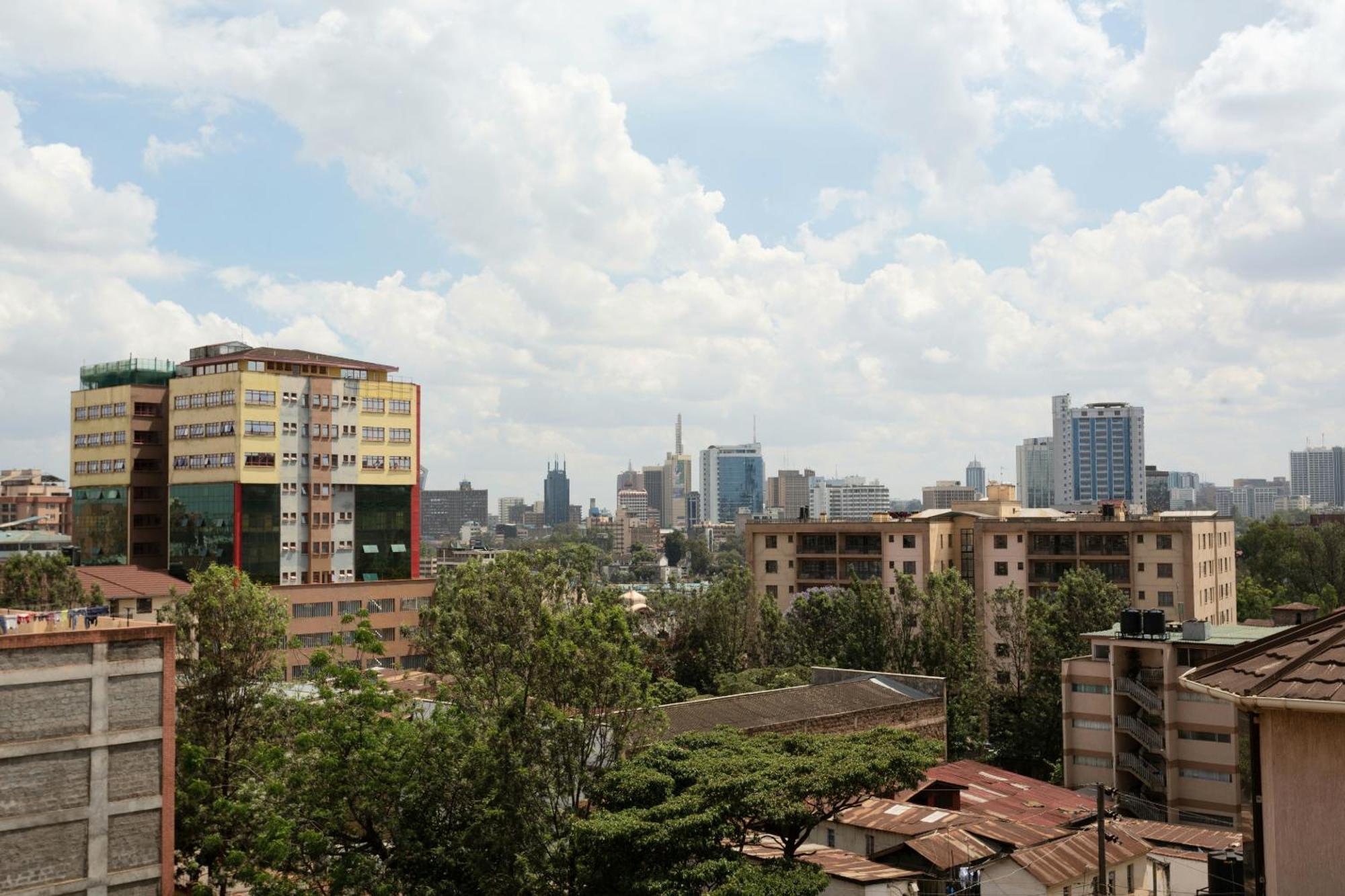 Penthouse Rooftop Studio With King Bed Nairobi Ngoại thất bức ảnh